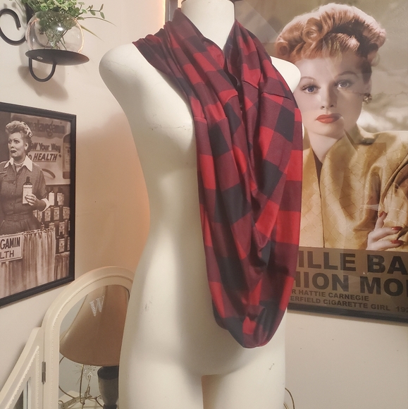 Itzy Ritzy Tops - Multi Use Buffalo plaid nursing cover